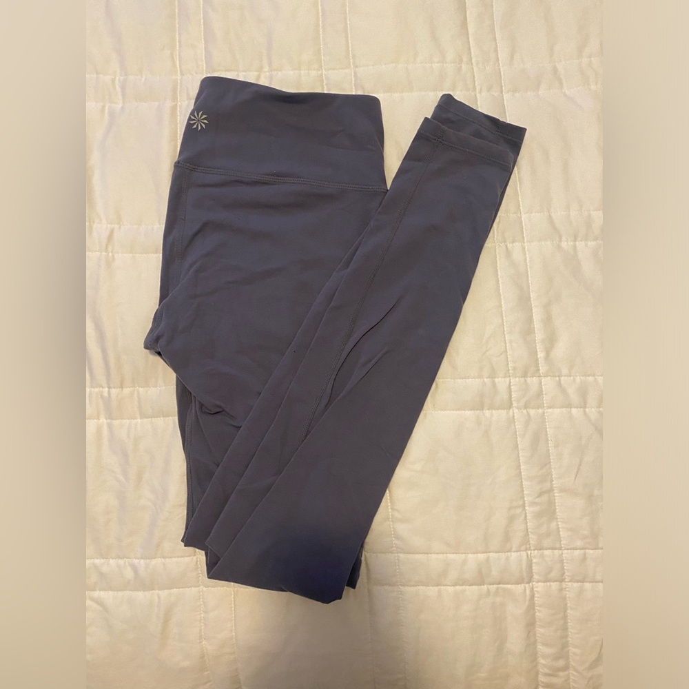 Purple Athleta Chaturanga Leggings